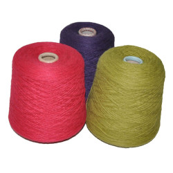 Cône de laine Alpaga- Couleur teintée