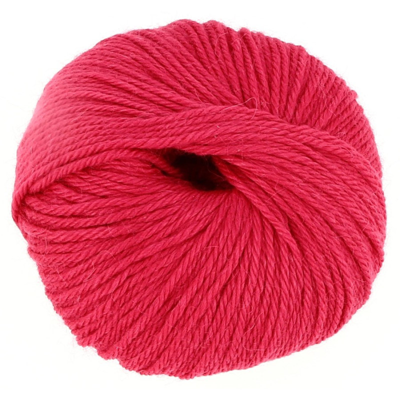 Laine d'alpaga baby - Fuschia - 50 gr.