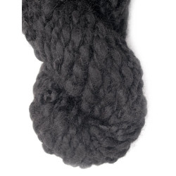 Noir - 100% Alpaga - Super bulky - 100 gr.