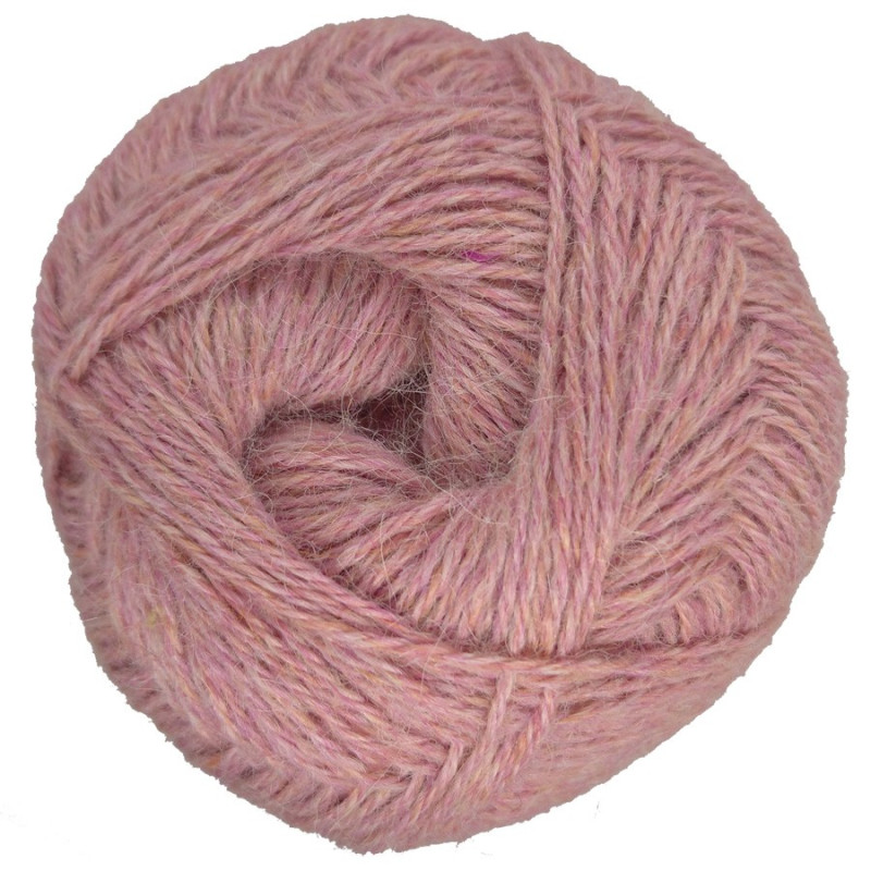 Rose mélange - 100% Alpaga - Fil fin - 100 gr.