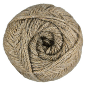 Noisette chiné - Baby lama/Mérinos - Aran - 100 gr.