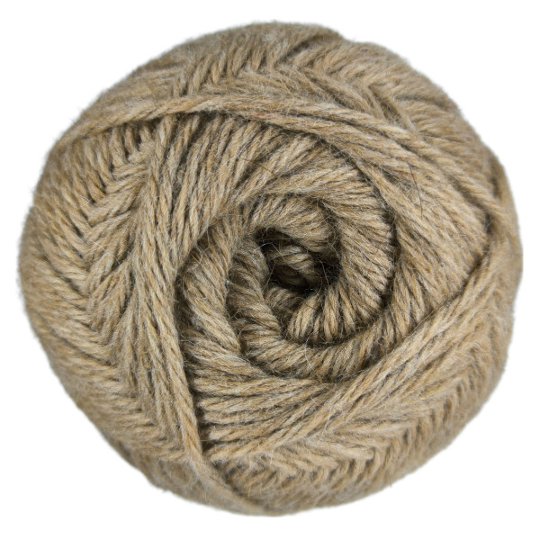 Noisette chiné - Baby lama/Mérinos - Aran - 100 gr.