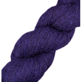 Violet chiné - Lama Alpaga FS - Fingering - 100g / 366m