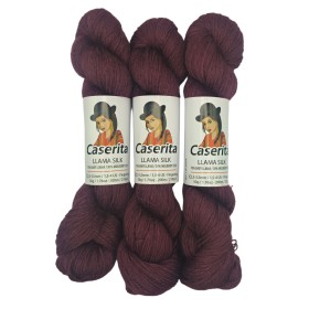 Cerise – Baby lama & Soie – 50 g / 200 m