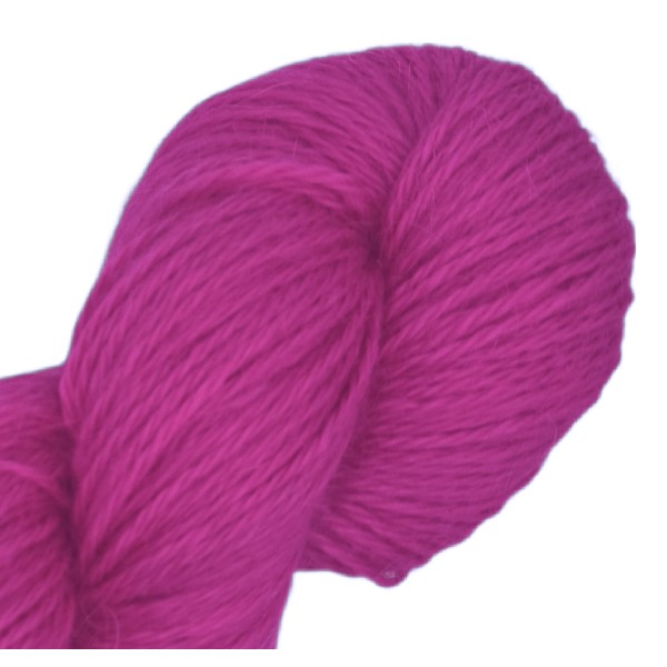 Fuchsia – Baby lama & Soie – 50 g / 200 m