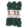 Vert forêt – Baby lama & Soie – 50 g / 200 m