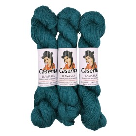 Vert bleu – Baby lama & Soie – 50 g / 200 m