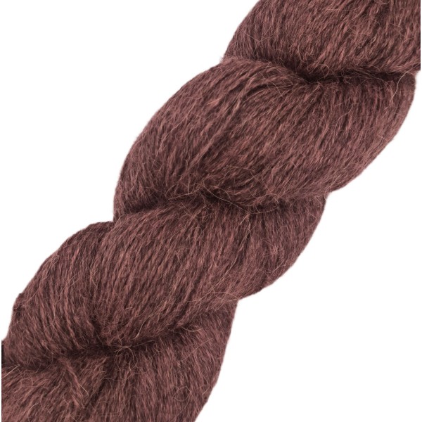 Marron cuivre - Lama Alpaga FS - Fingering - 100g / 366m